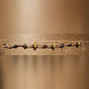 Handmade Copper & Lampwork Bracelet